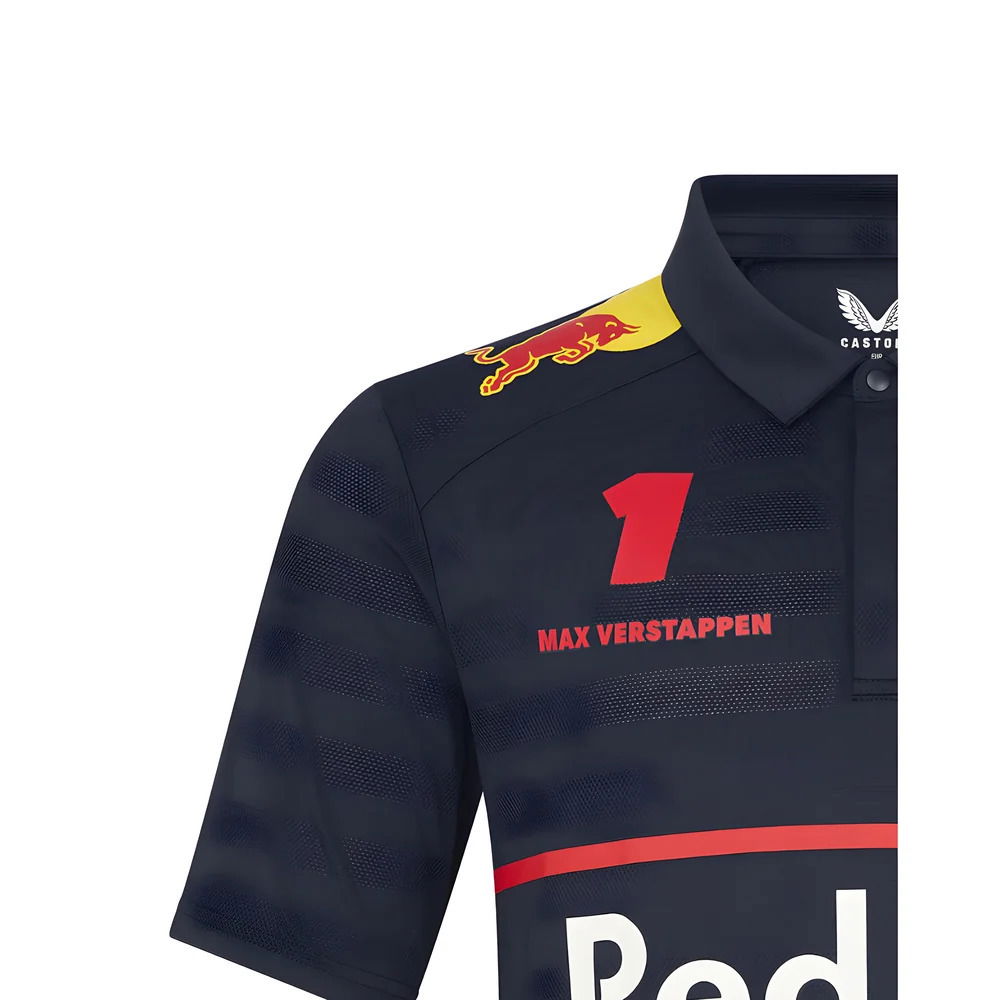 2025 Red Bull Racing Max Verstappen Polo Shirt (Navy)