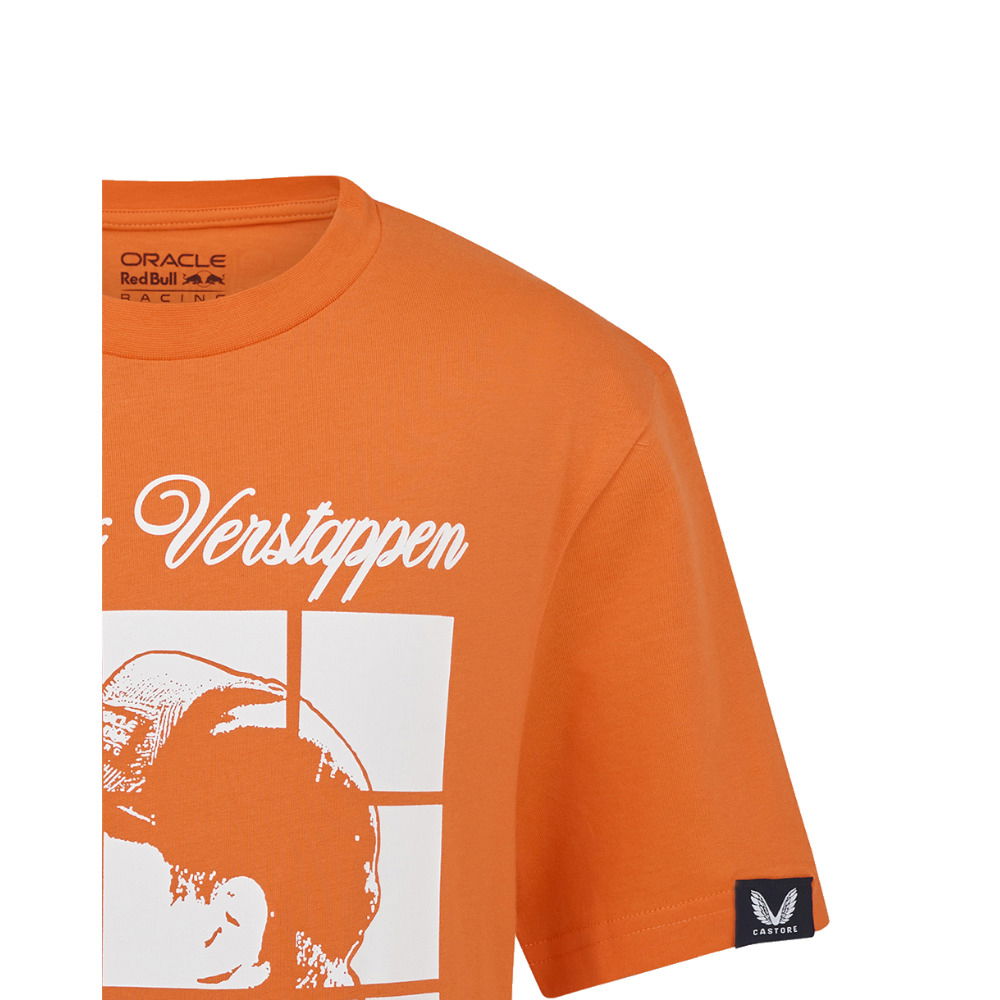 2025 Red Bull Racing Max Verstappen Puzzle T-Shirt (Orange) - Kids