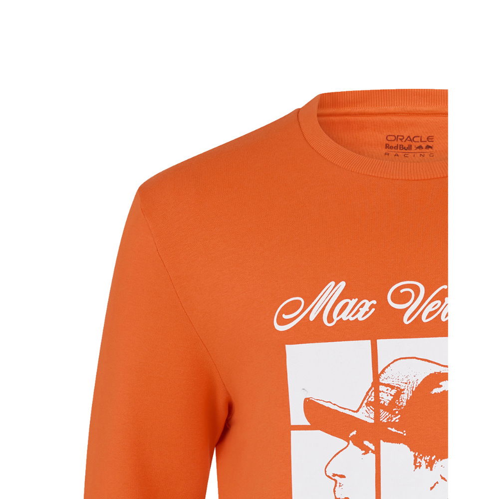 2025 Red Bull Racing Max Verstappen Puzzle Crew Sweat (Exotic Orange)