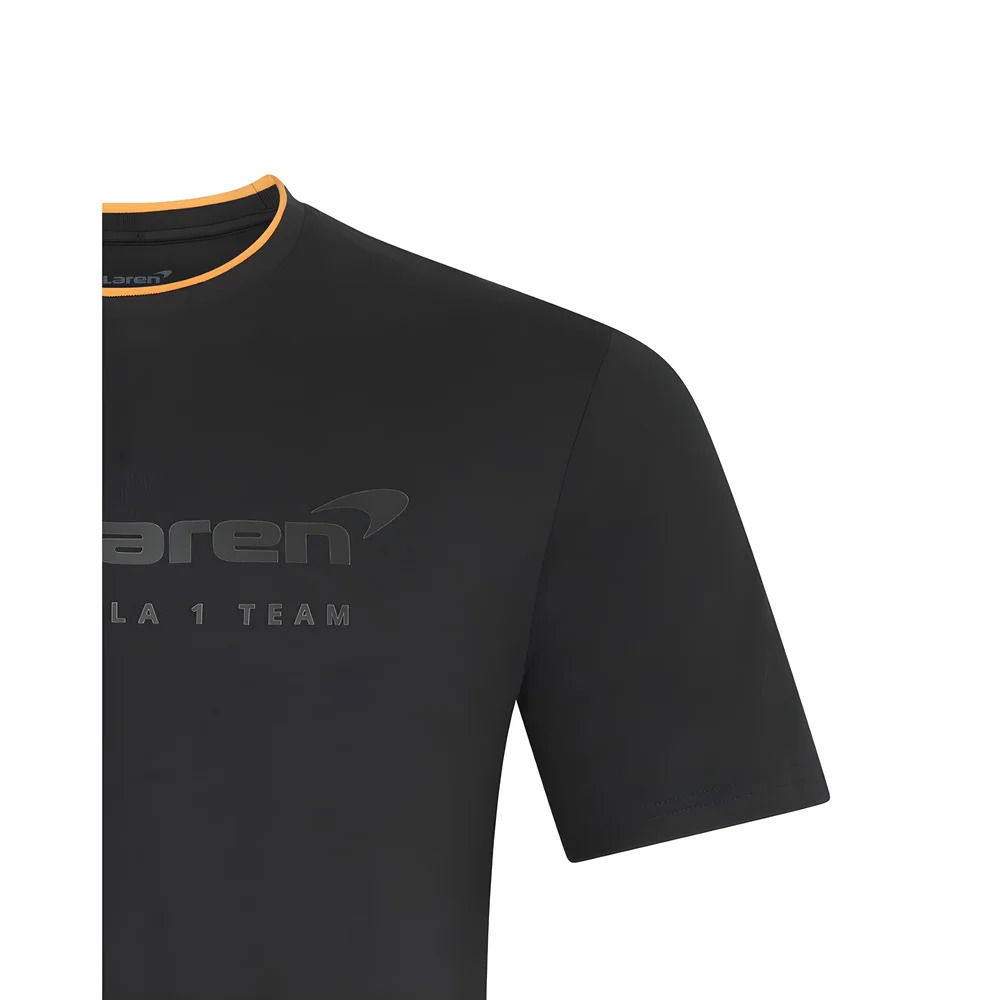 2025 McLaren F1 Mens Core Essentials T-Shirt - Caviar
