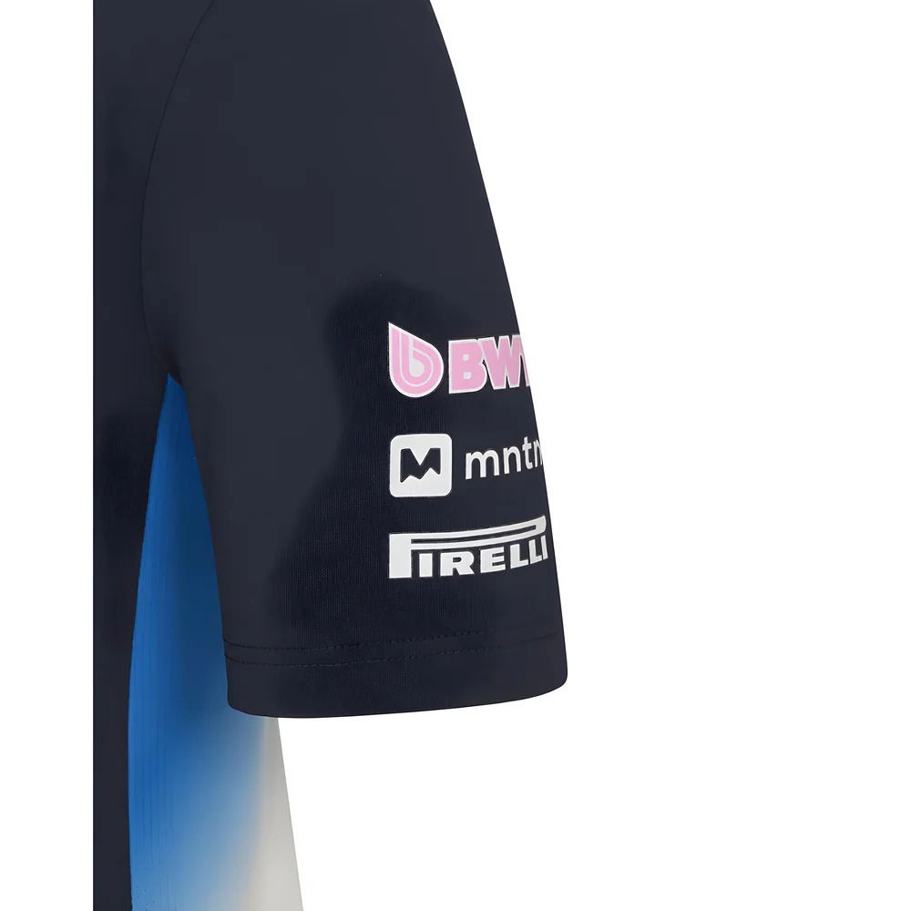 2025 Alpine F1 Set Up T-shirt - Dark Sapphire (Kids)
