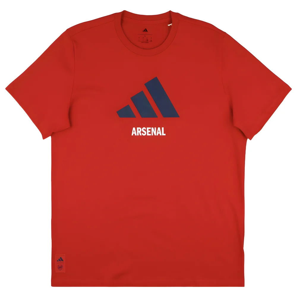 2025-2026 Arsenal Season Graphic Tee (Scarlet) (Norgaard 16)