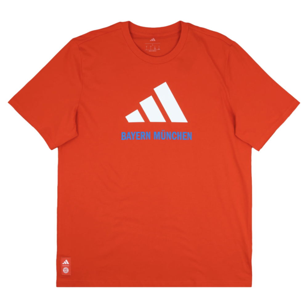 2025-2026 Bayern Munich Seasonal Graphic Tee (Red) (Luis Diaz 14)