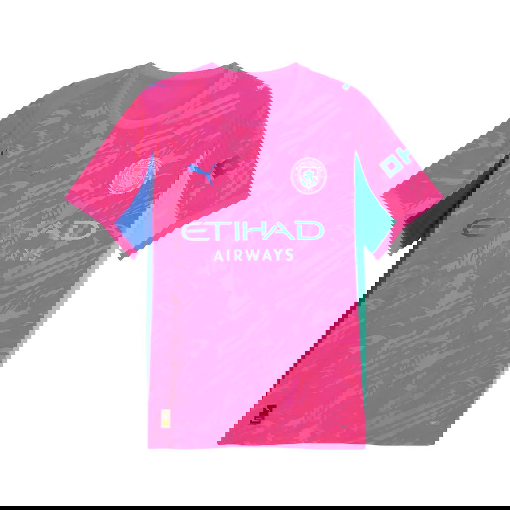 2025-2026 Man City Goalkeeper Home Shirt (Pink) (Donnarumma 25)