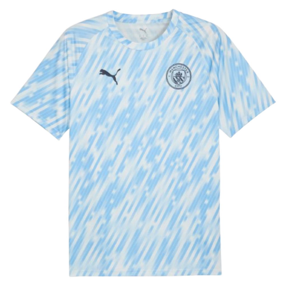 2025-2026 Man City Warm Up Jersey (Silver Sky) (Hemp 11)