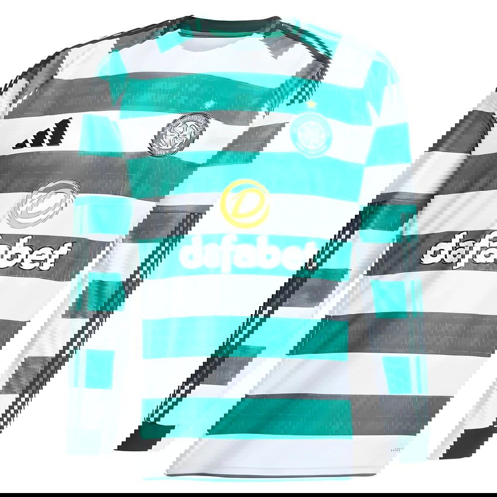 2025-2026 Celtic Long Sleeve Home Shirt (Mvuka 32)