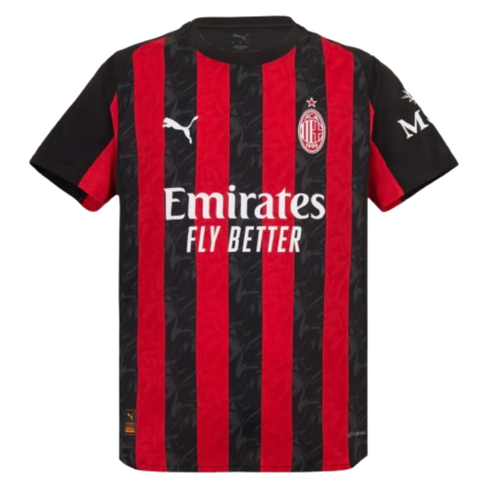 2025-2026 AC Milan Authentic Home Shirt (Reijnders 14)