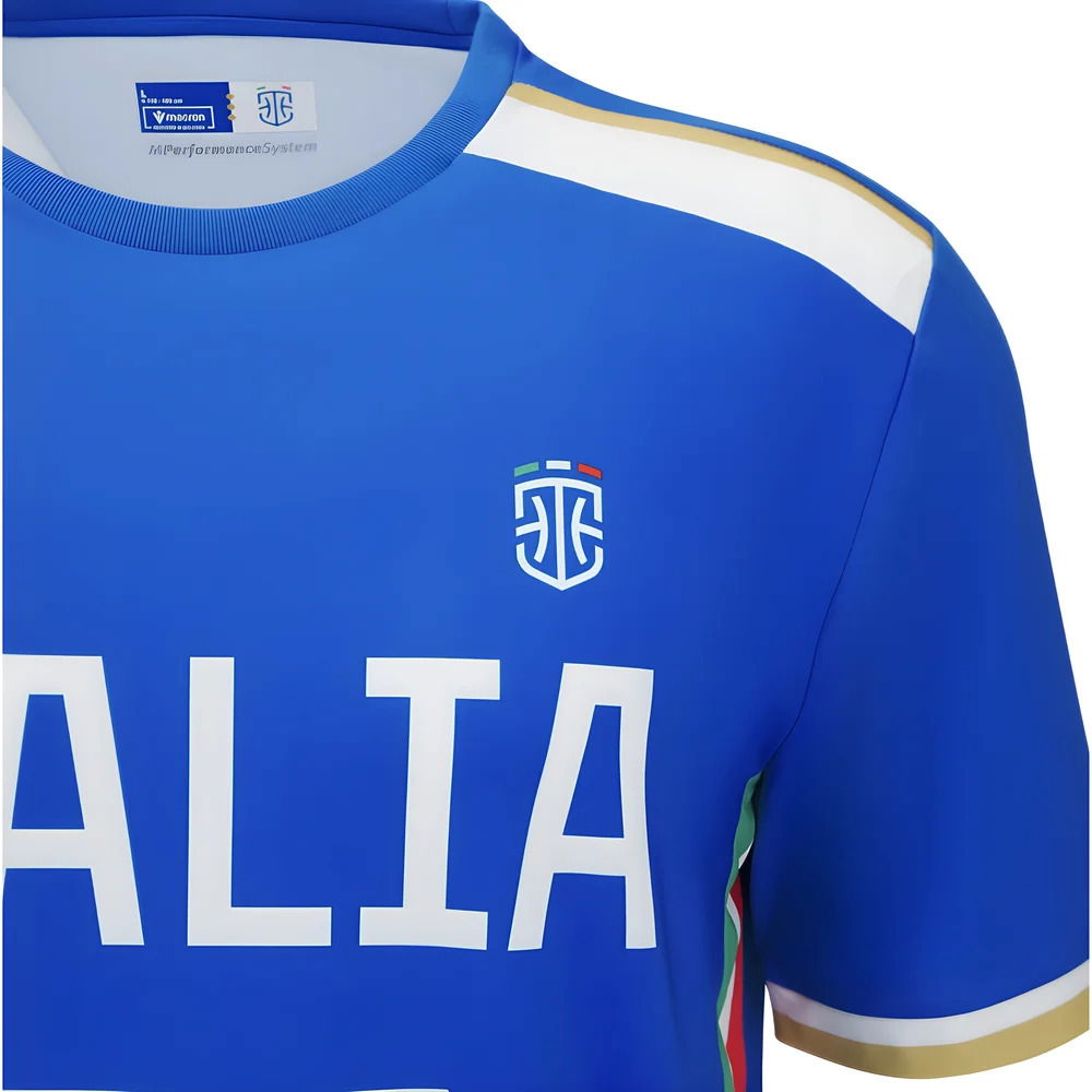 2025-2026 Italy FIP Basketball Training Shirt (Blue)