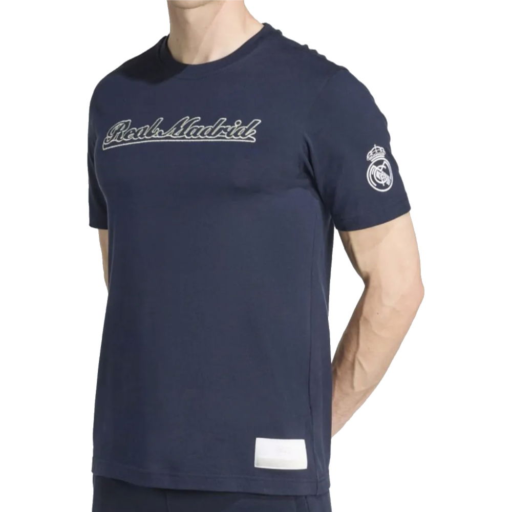 2025-2026 Real Madrid US Tee (Navy) (Figo 10)