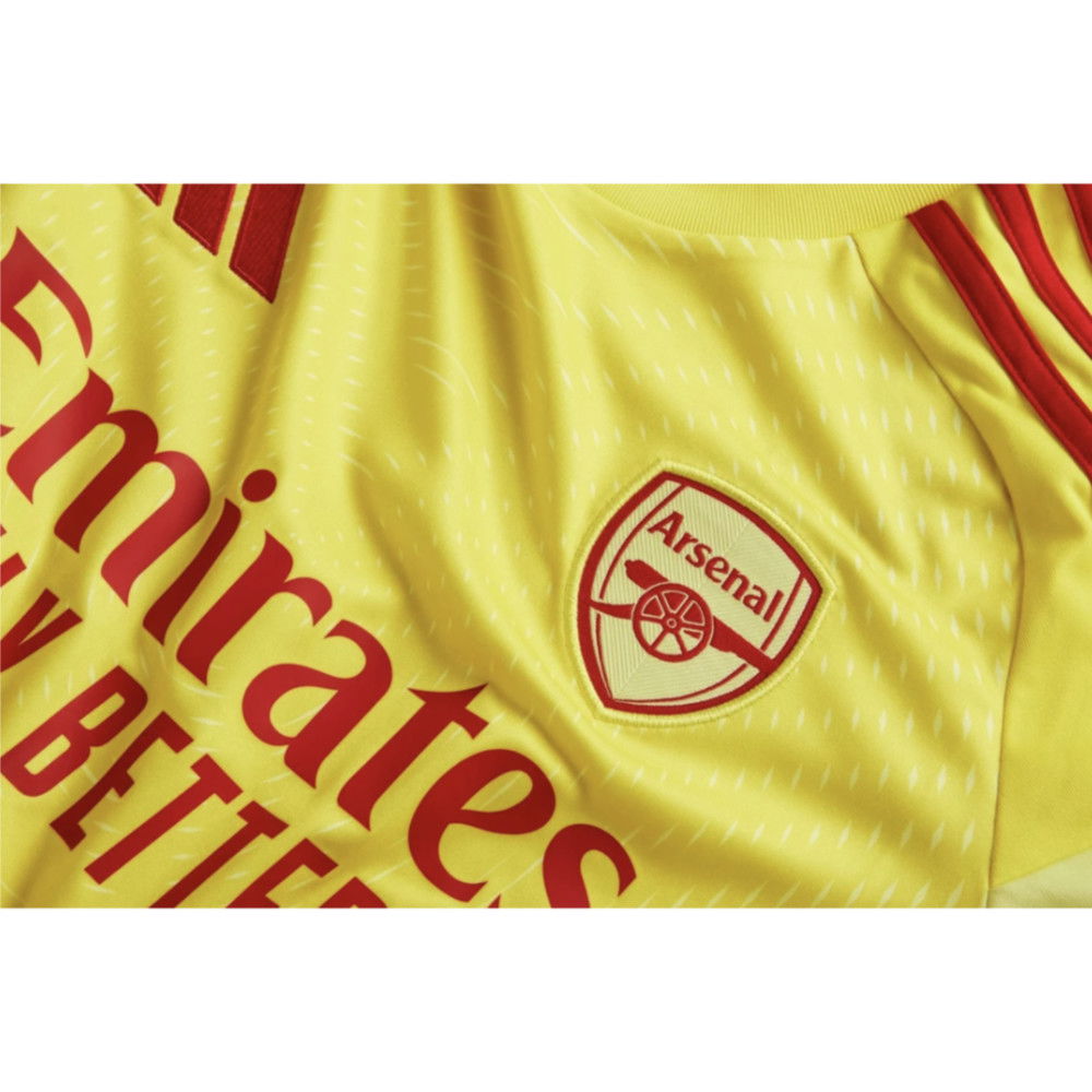 2025-2026 Arsenal Home Goalkeeper Shirt (Yellow) - Kids