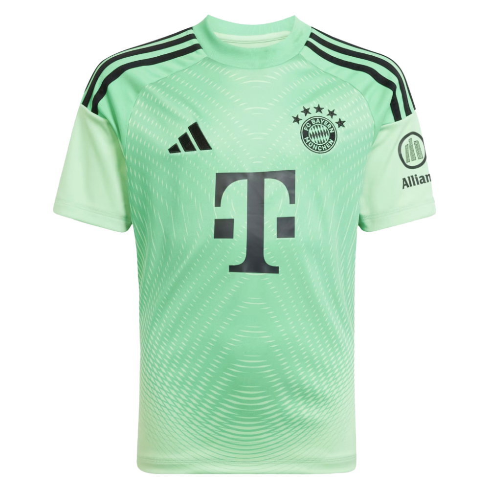 2025-2026 Bayern Munich Home Goalkeeper Shirt (Glory Mint) - Kids (Kahn 1)