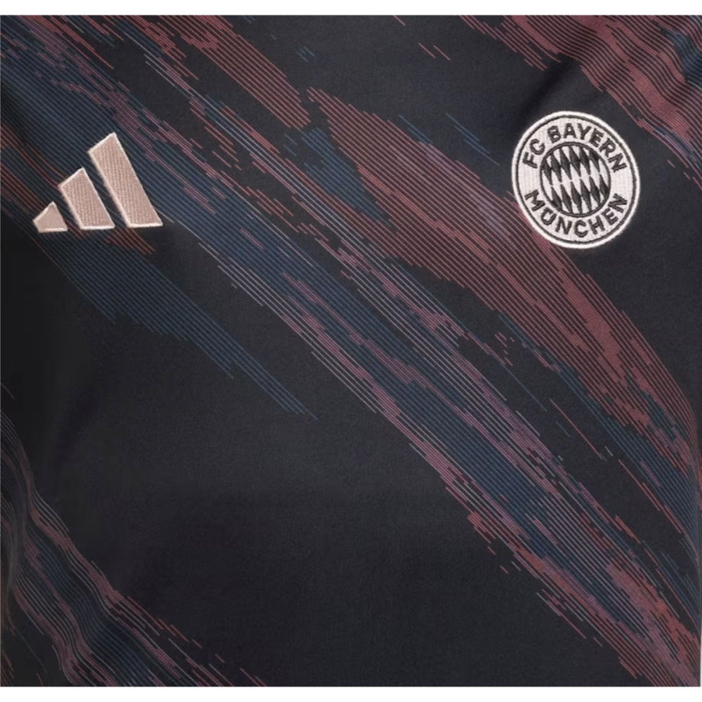 2025-2026 Bayern Munich Pre-Match Shirt (Black) - Kids