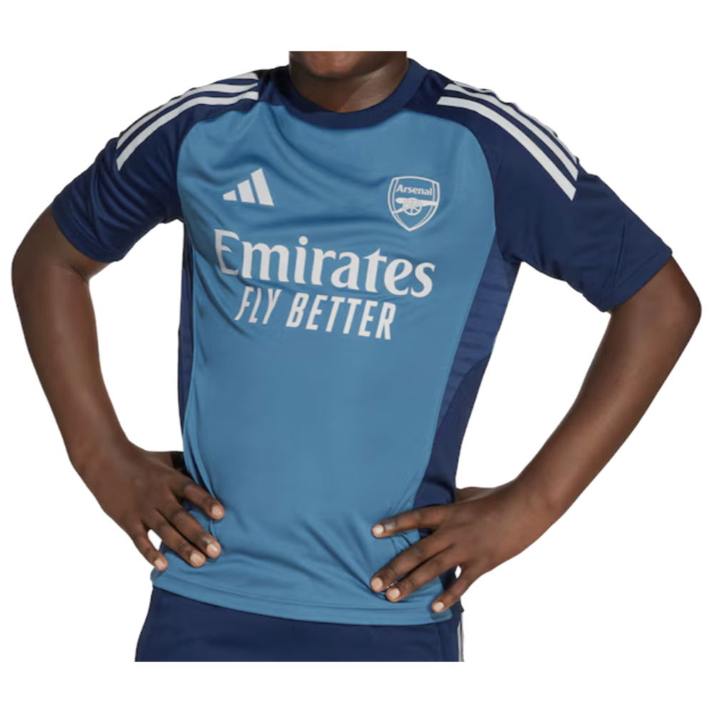 2025-2026 Arsenal Training Shirt (Blanch Blue) - Kids (S.Cazorla 19)