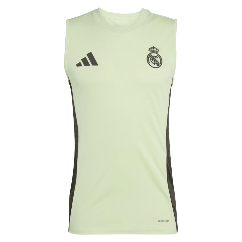 2025-2026 Real Madrid Sleeveless Training Jersey (Almost Lime) (Carvajal 2)