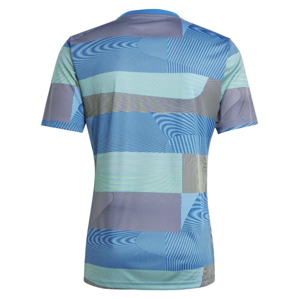 2025-2026 Real Madrid Pre-Match Shirt (Blue) (Figo 10)