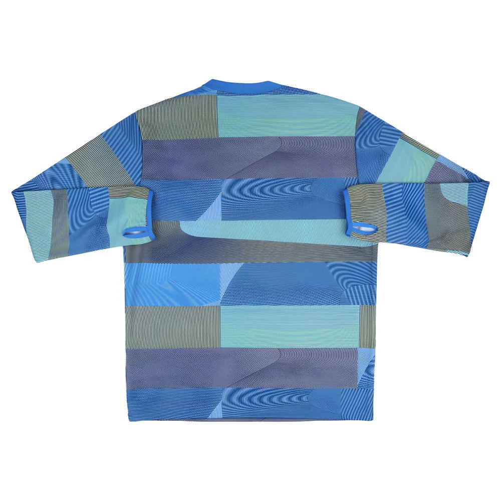 2025-2026 Real Madrid Pre Match Warm Top (Blue)