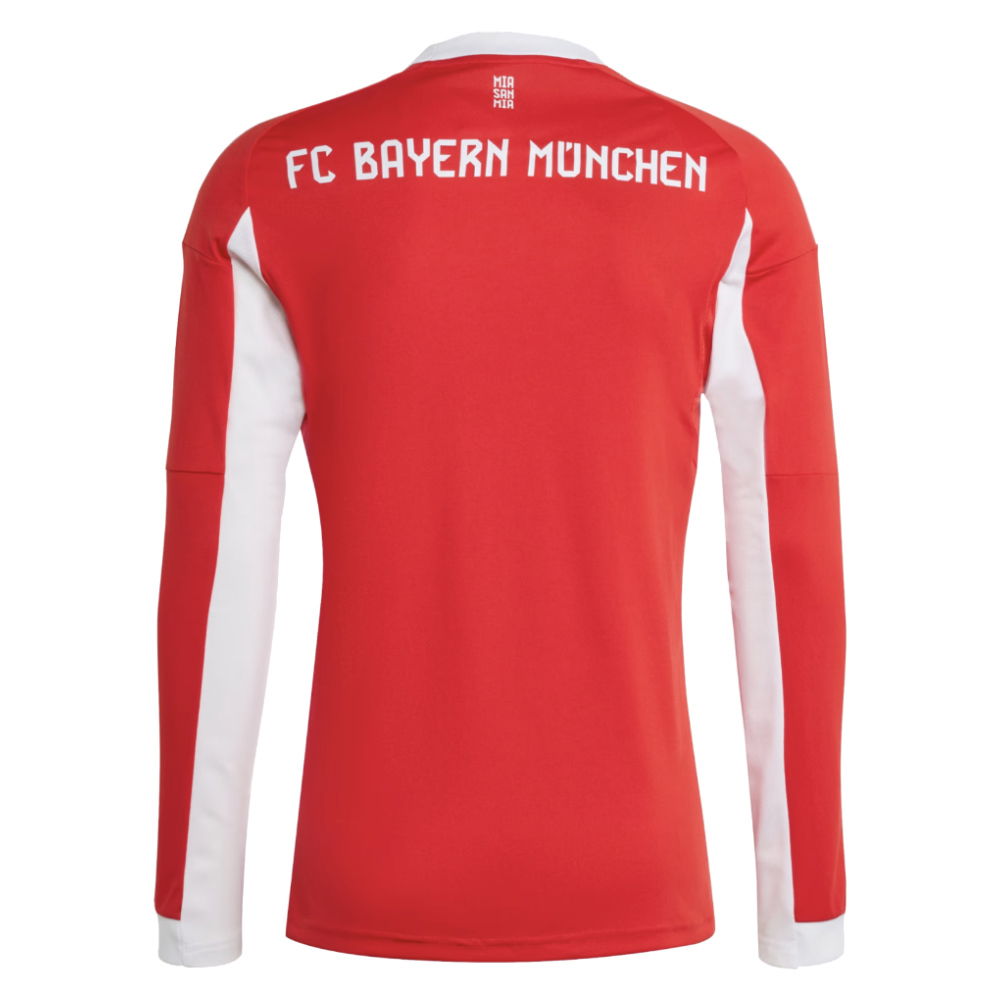 2025-2026 Bayern Munich Long Sleeve Home Shirt (Olise 17)