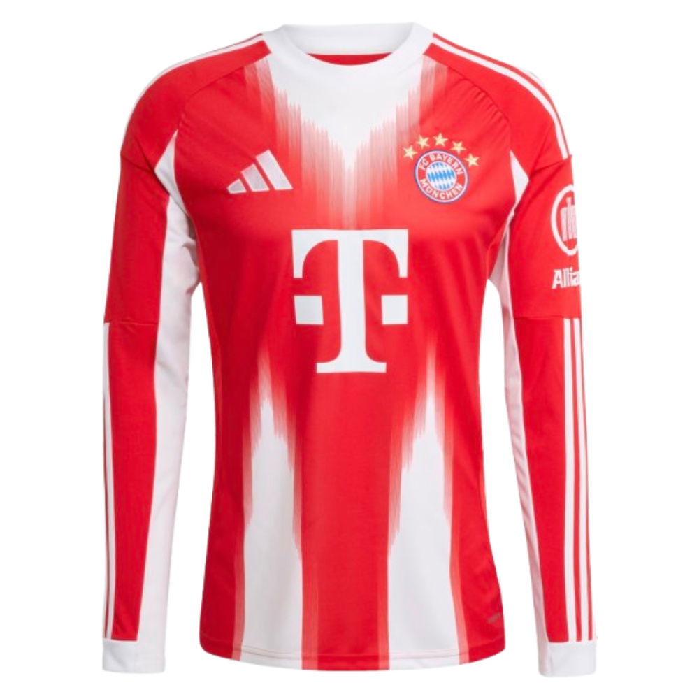 2025-2026 Bayern Munich Long Sleeve Home Shirt (Olise 17)