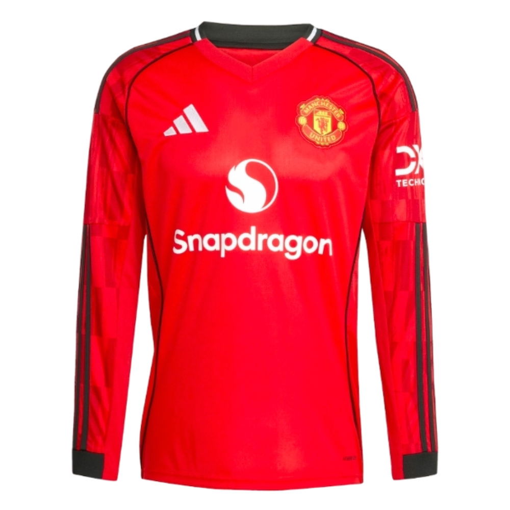 2025-2026 Man Utd Long Sleeve Home Shirt (Rashford 10)
