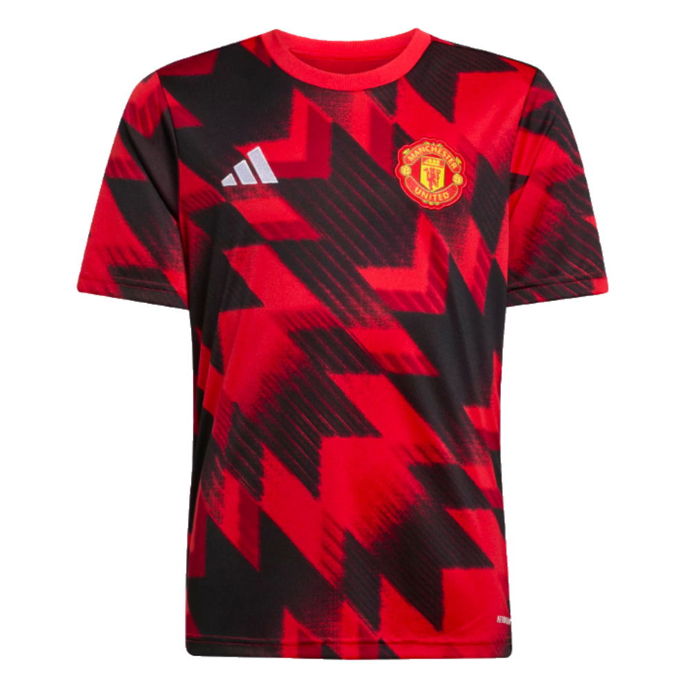 2025-2026 Man Utd Pre-Match Shirt (Red) - Kids (Rashford 10)