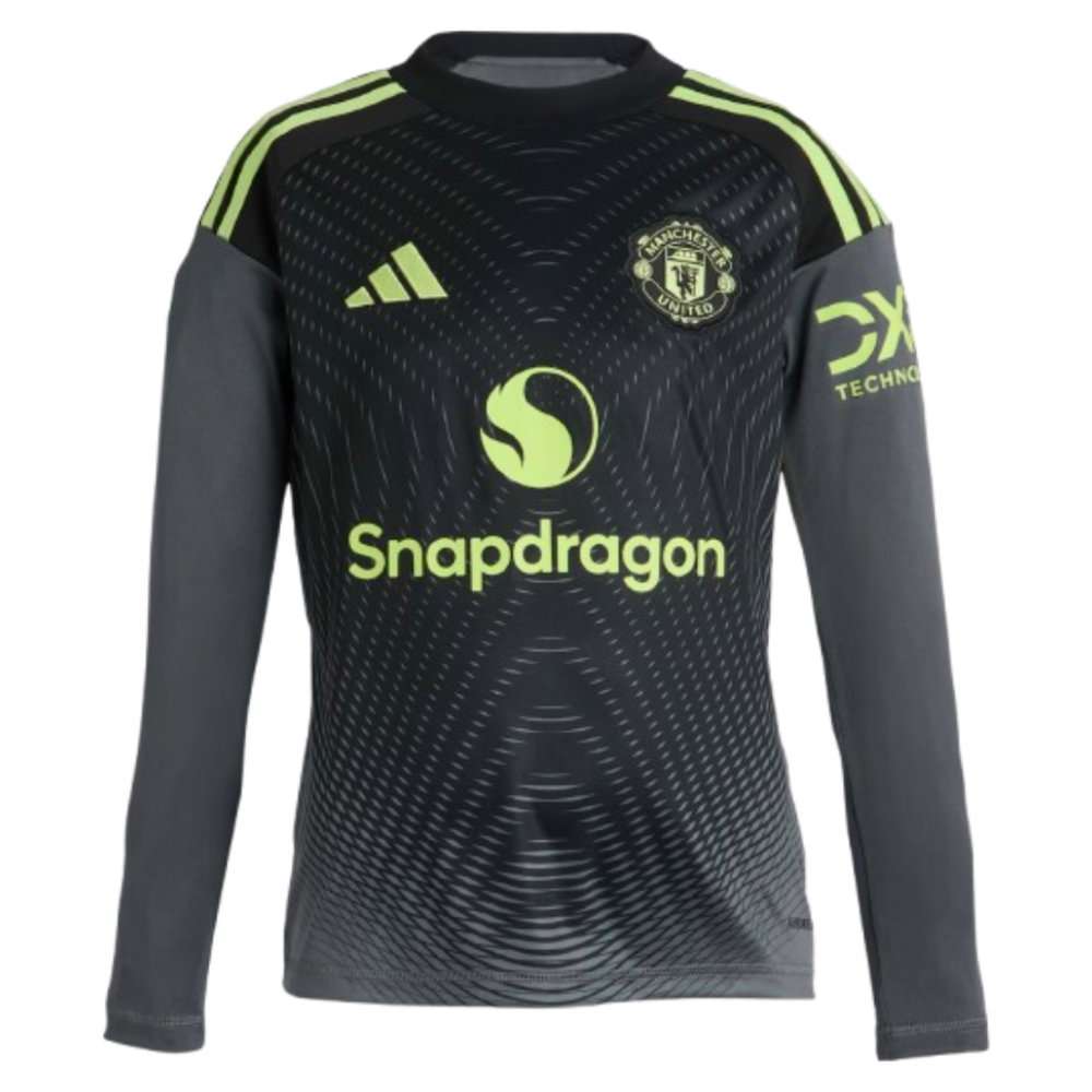 2025-2026 Man Utd Home Goalkeeper Shirt (Grey) - Kids (Schmeichel 1)