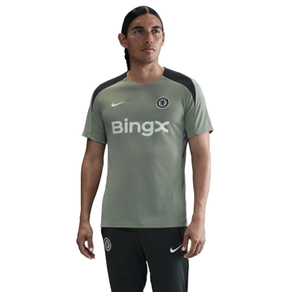 2025-2026 Chelsea Strike Training Shirt (Jade Green) (Gusto 27)