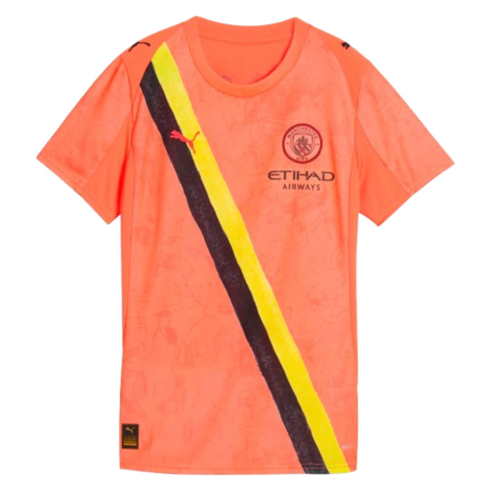 2025-2026 Manchester City CWC Goalkeeper Shirt (Neon Sun) - Womens (Carson 33)