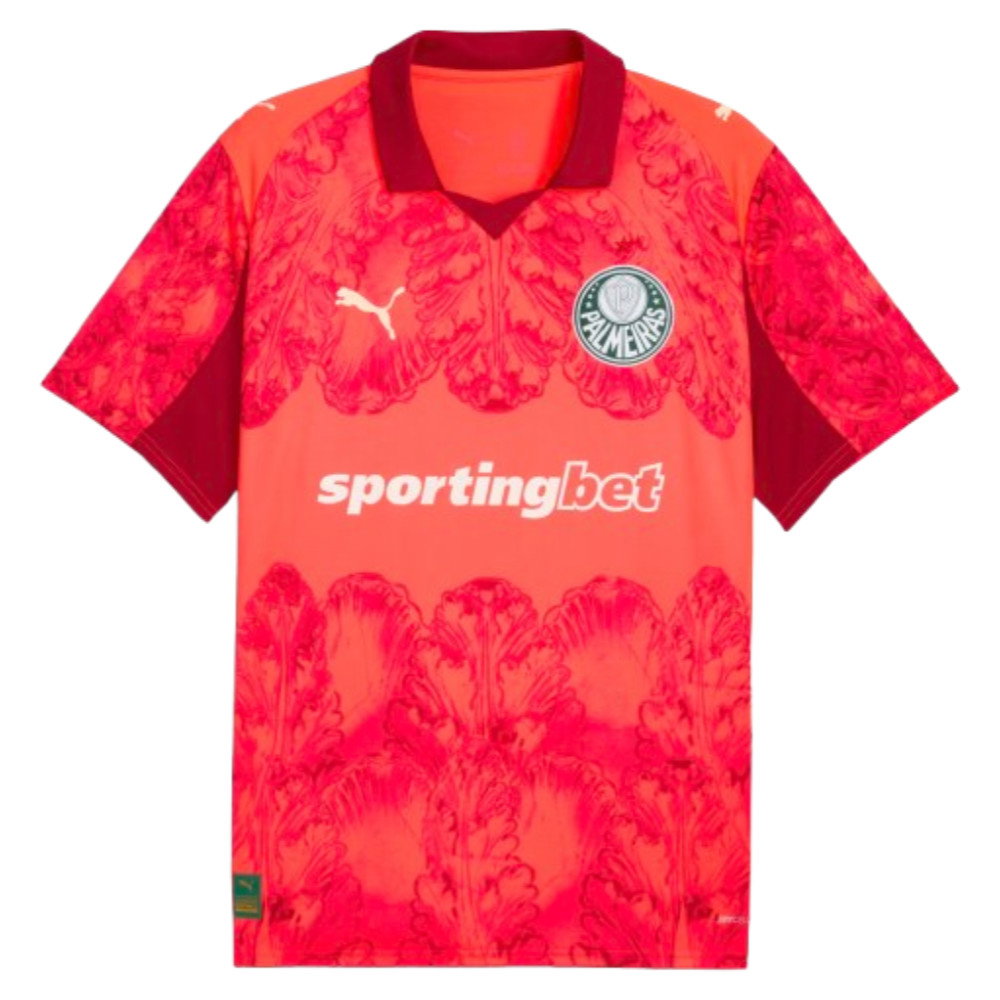 2025-2026 KIDSUPER x SE Palmeiras CWC Shirt (Glowing Red) (Your Name)