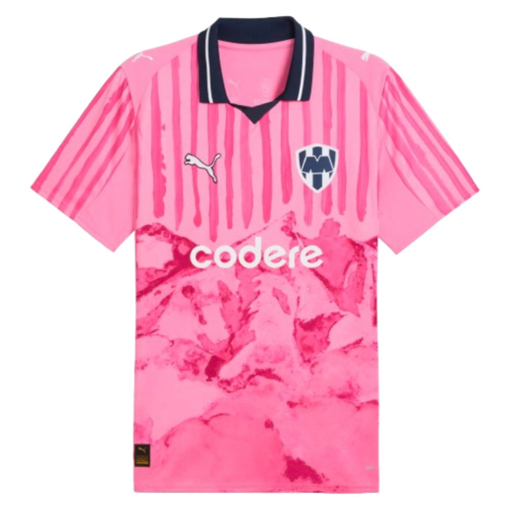 2025-2026 KIDSUPER x CF Monterrey Goalkeeper CWC Shirt (Pink) (Your Name)