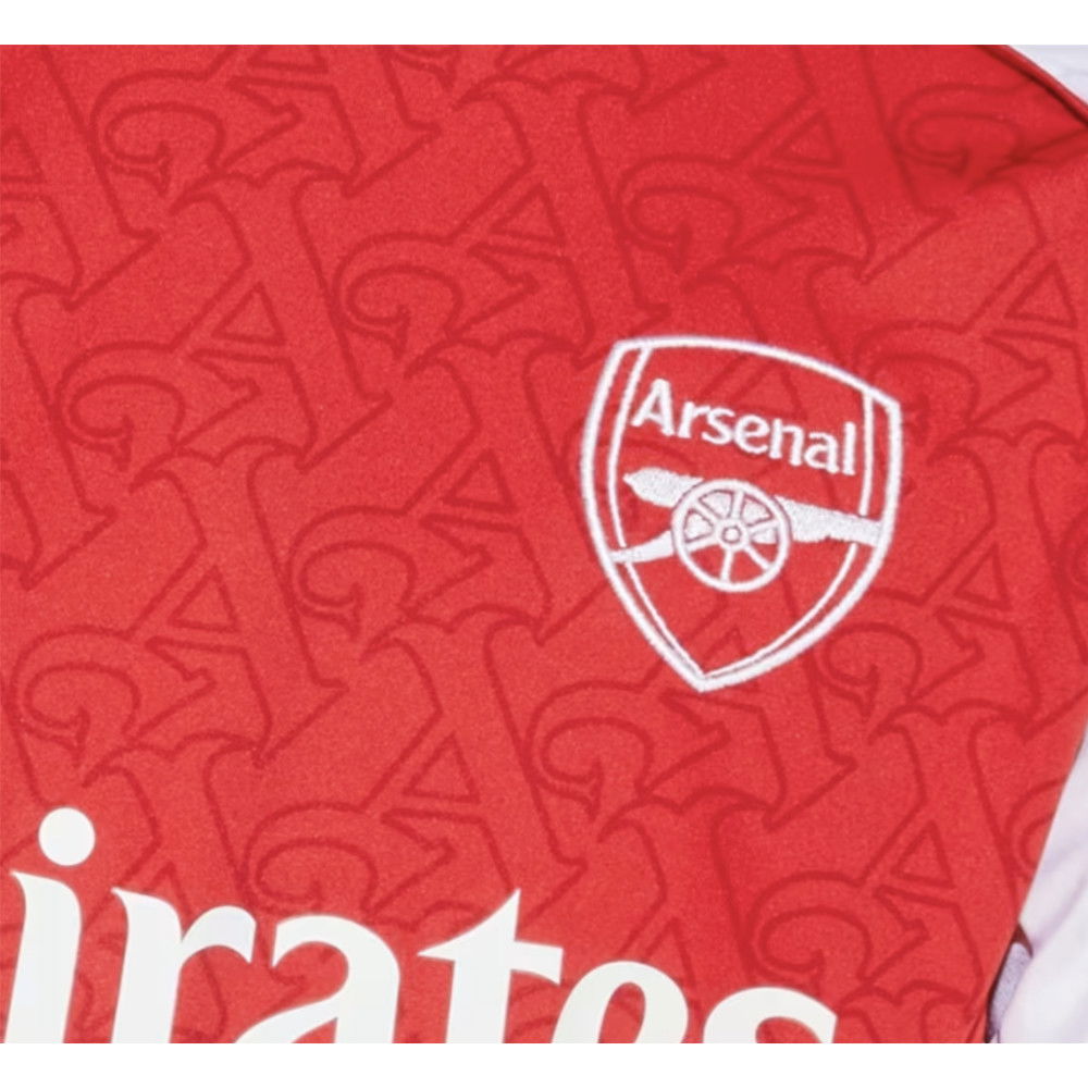 2025-2026 Arsenal Long Sleeve Home Shirt (Kids)
