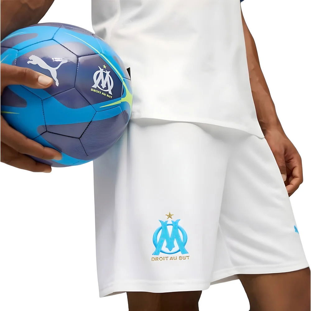 2025-2026 Marseille Home Shorts (White)