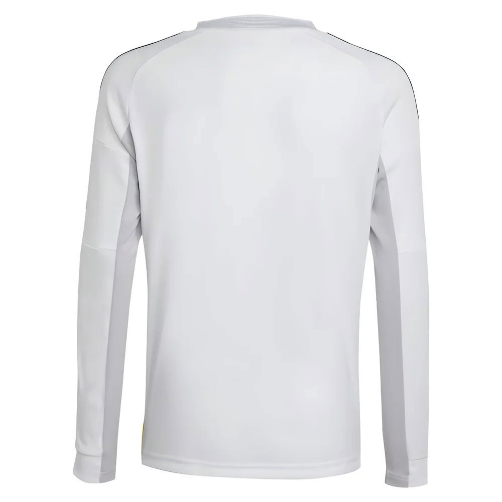 2025-2026 Real Madrid Long Sleeve Home Shirt (Kids) (Huijsen 24)
