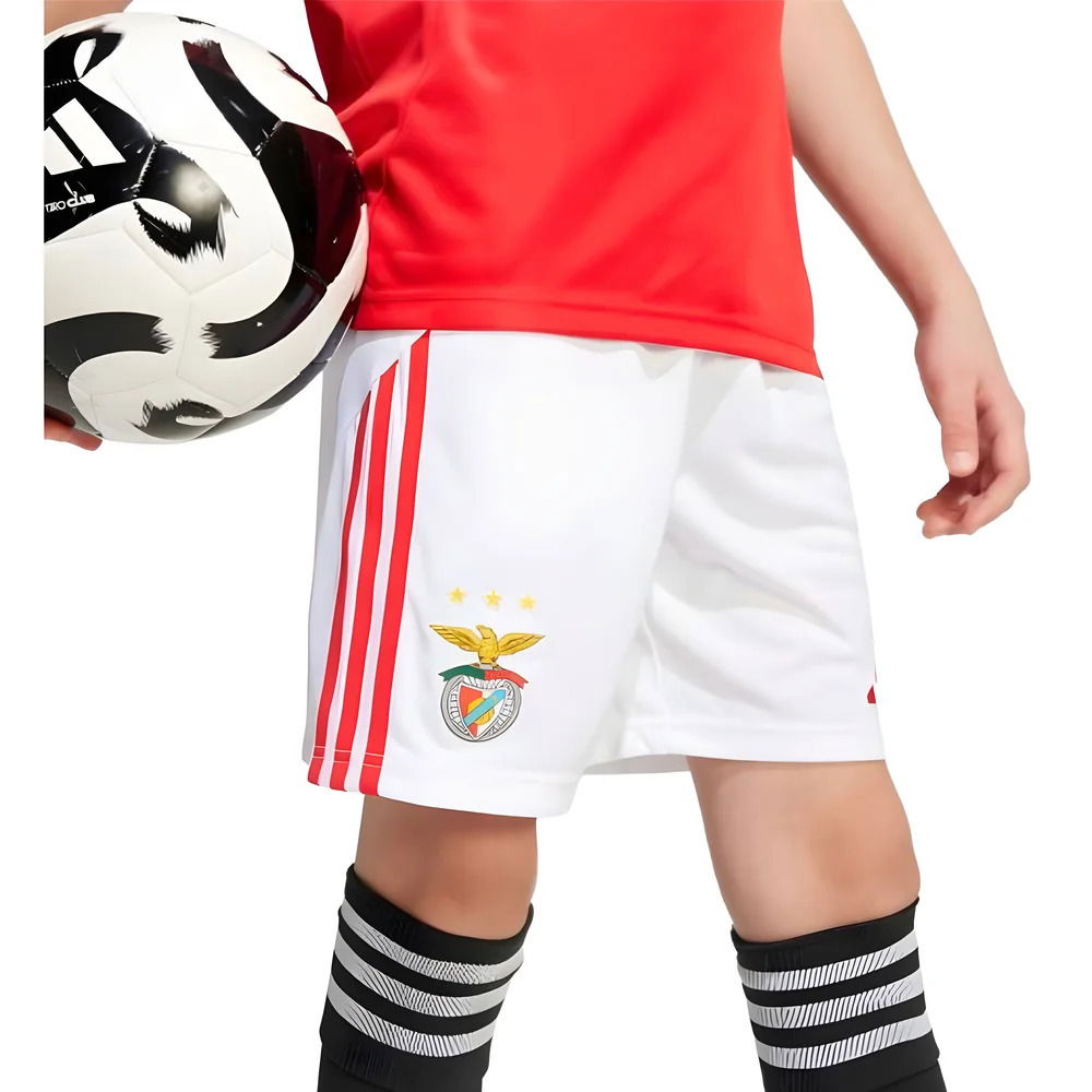 2025-2026 Benfica Home Shorts (White) - Kids