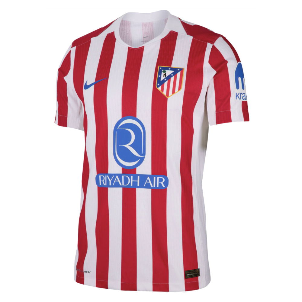 2025-2026 Atletico Madrid Home Authentic Shirt (J.Alvarez 19)