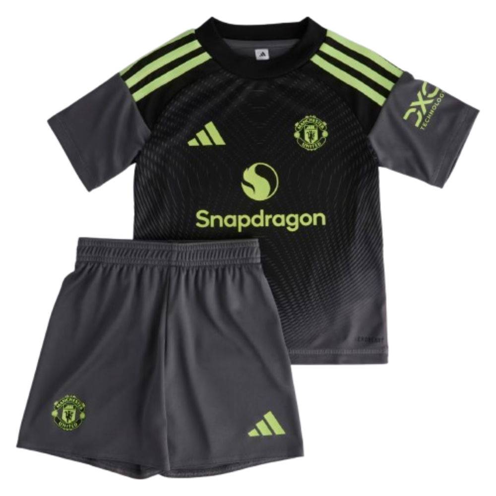 2025-2026 Man Utd Home Goalkeeper Mini Kit (Schmeichel 1)