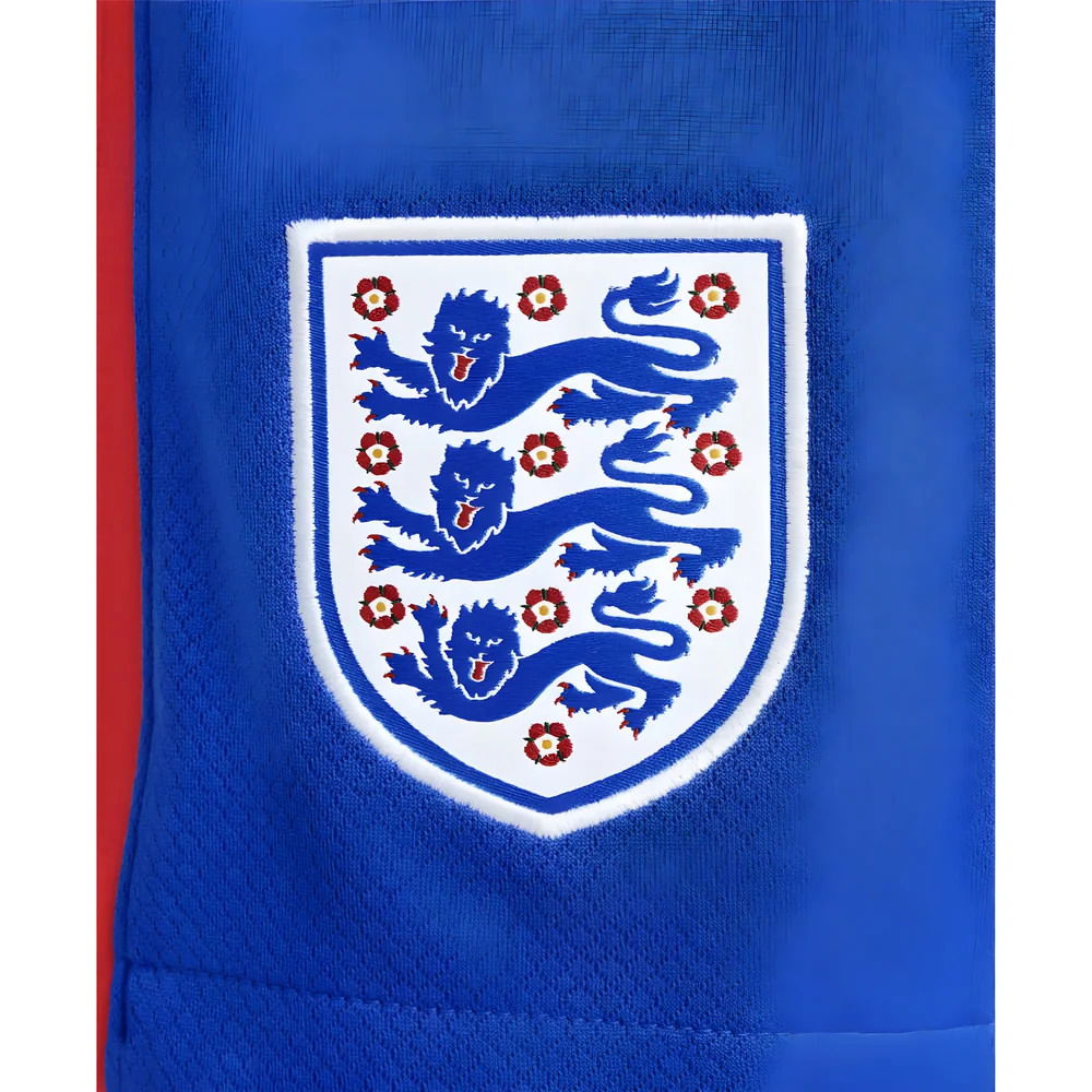 2025-2026 England WEC Home Football Shorts (Blue) - Kids