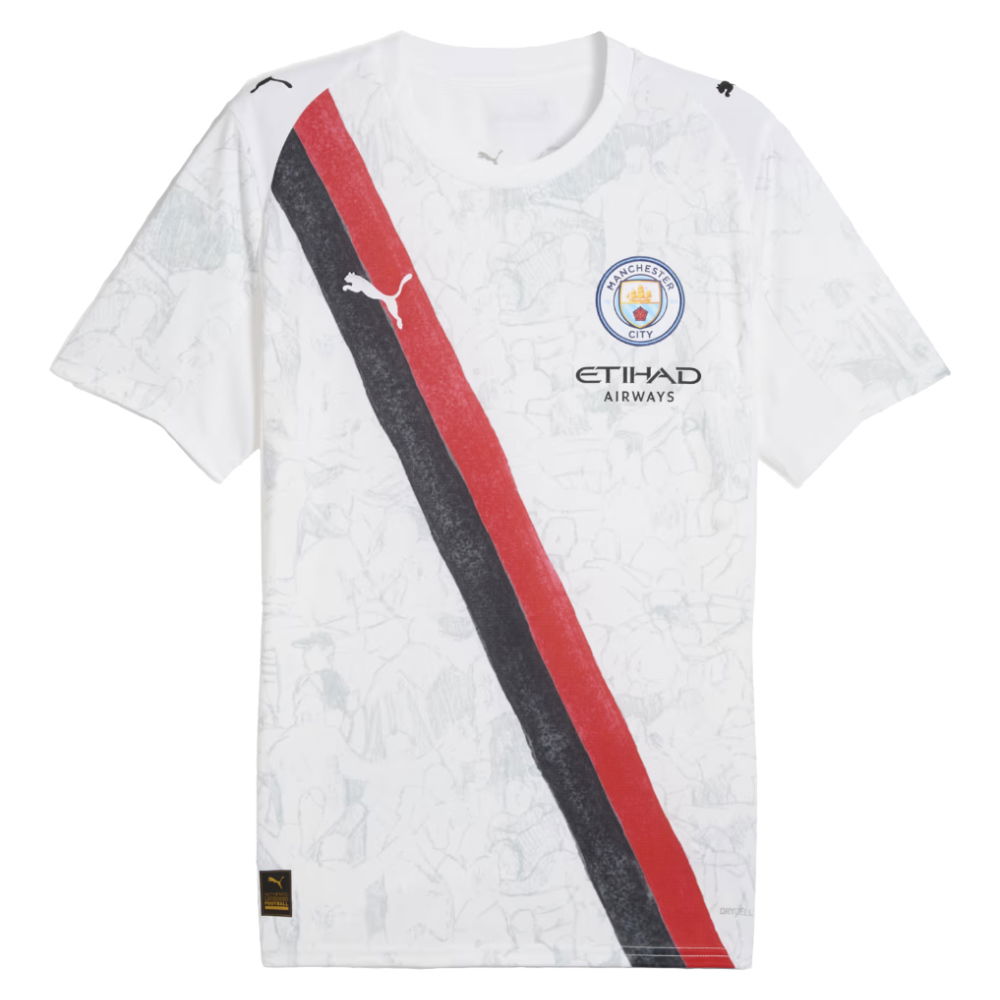 2025-2026 KIDSUPER x Manchester City CWC Shirt (White) (Silva 21)