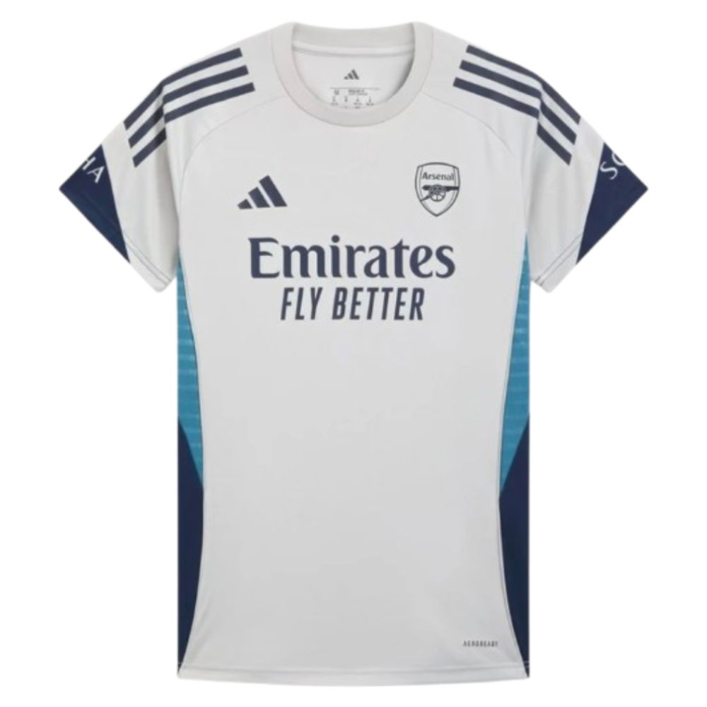 2025-2026 Arsenal Training Shirt (Grey Two) - Womens (Wright 8)