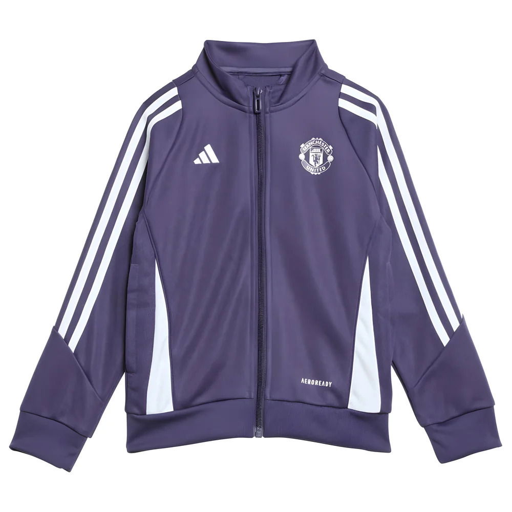 2025-2026 Man Utd Tracksuit (Aurora Plum) - Infants