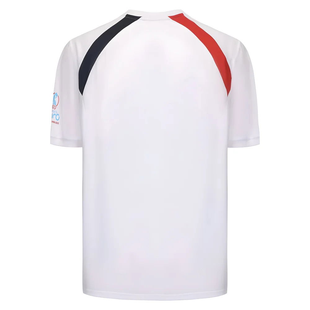 2025 England WEC Poly T-Shirt (White) - Mens (PARRIS 19)