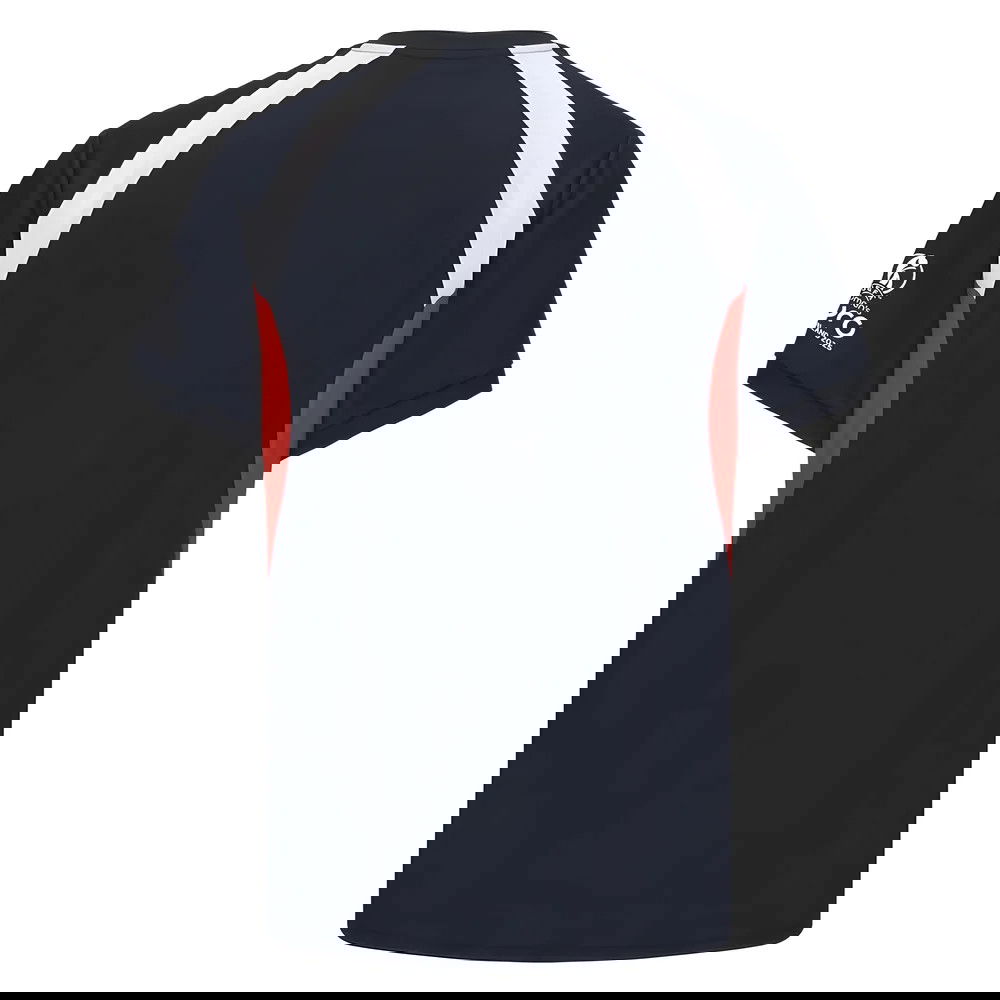 2025 England WEC Poly T-shirt (Navy) - Mens