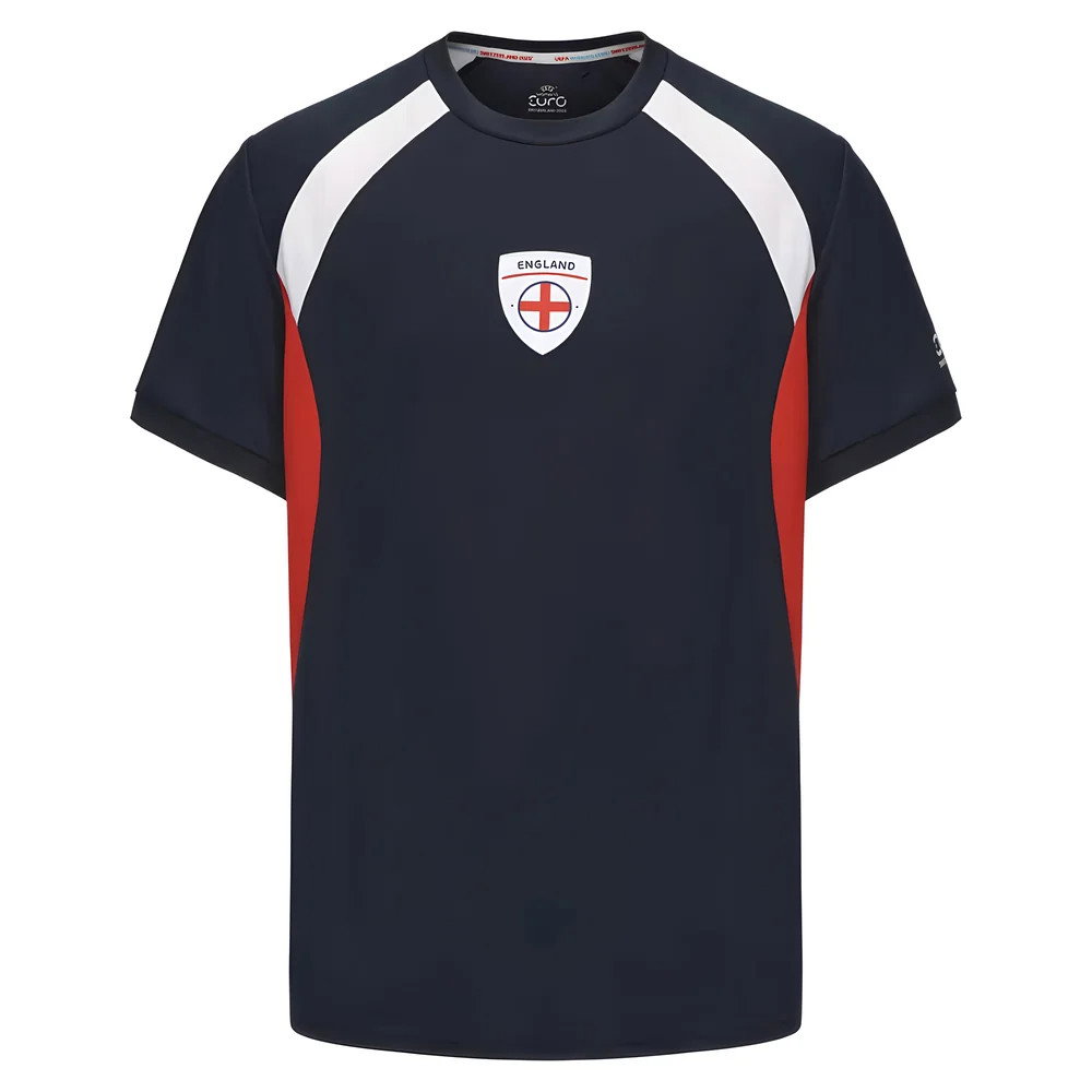 2025 England WEC Poly T-shirt (Navy) - Mens (TOONE 10)