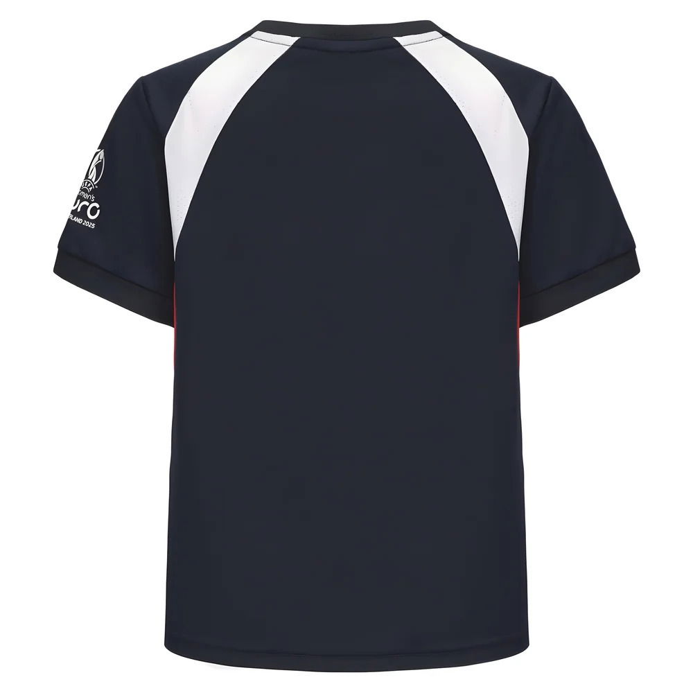 2025 England WEC Poly T-Shirt (Navy) - Kids (STANWAY 8)