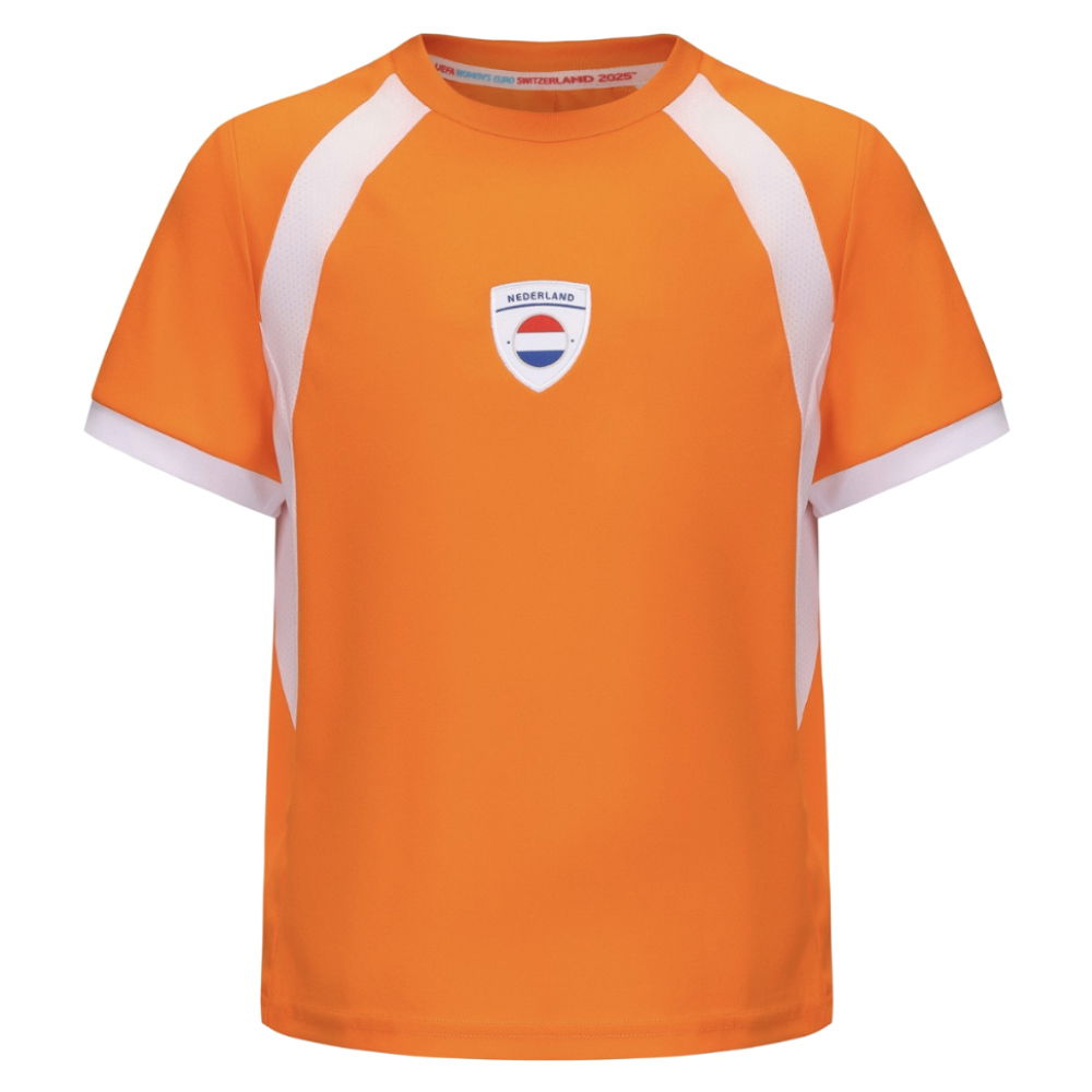 2025 Netherlands WEC Poly T-shirt (Orange) - Kids (Groenen 14)