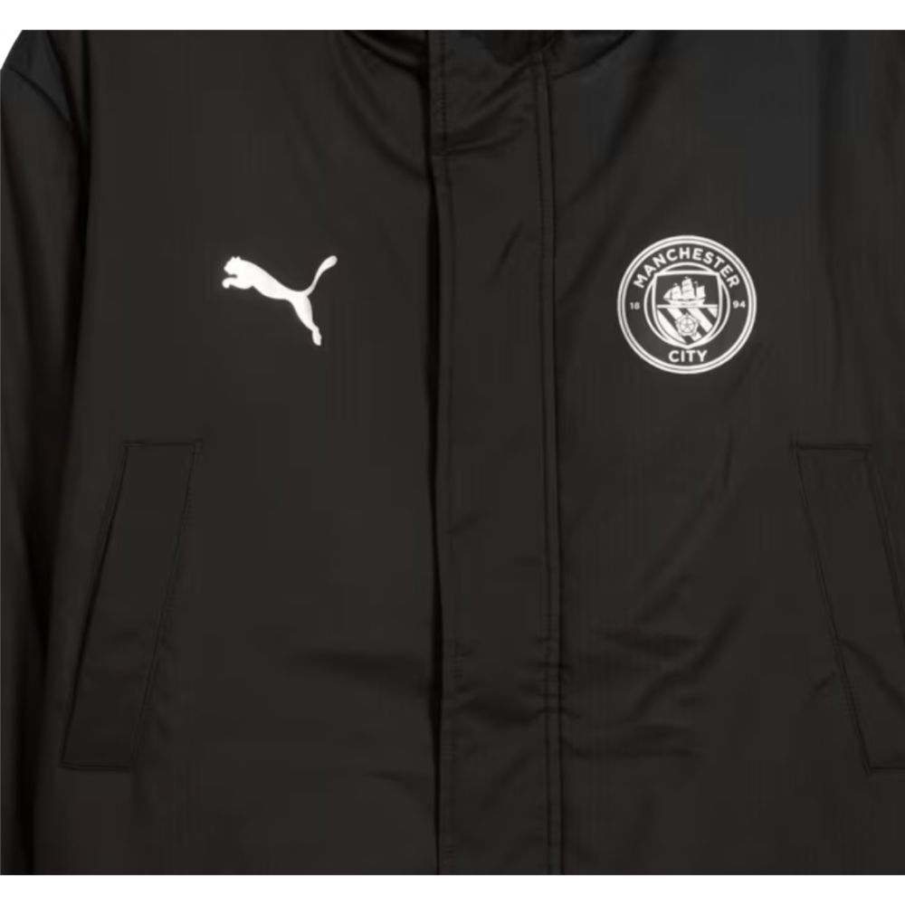 2025-2026 Man City Training Winter Coat (Black)