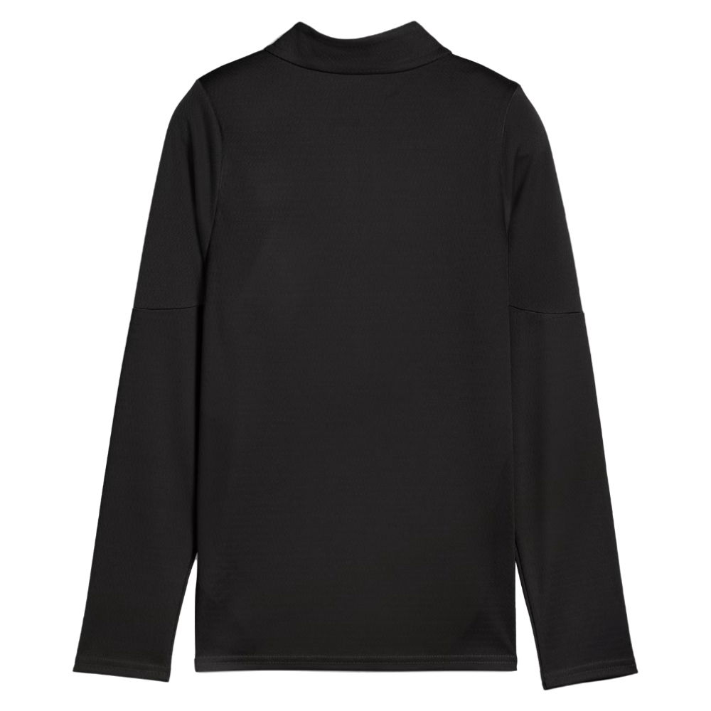 2025-2026 Man City Training 1/4 Zip Top (Black) - Kids