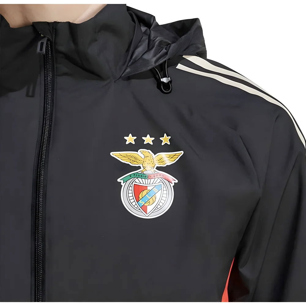 2025-2026 Benfica Allweather Jacket (Black)