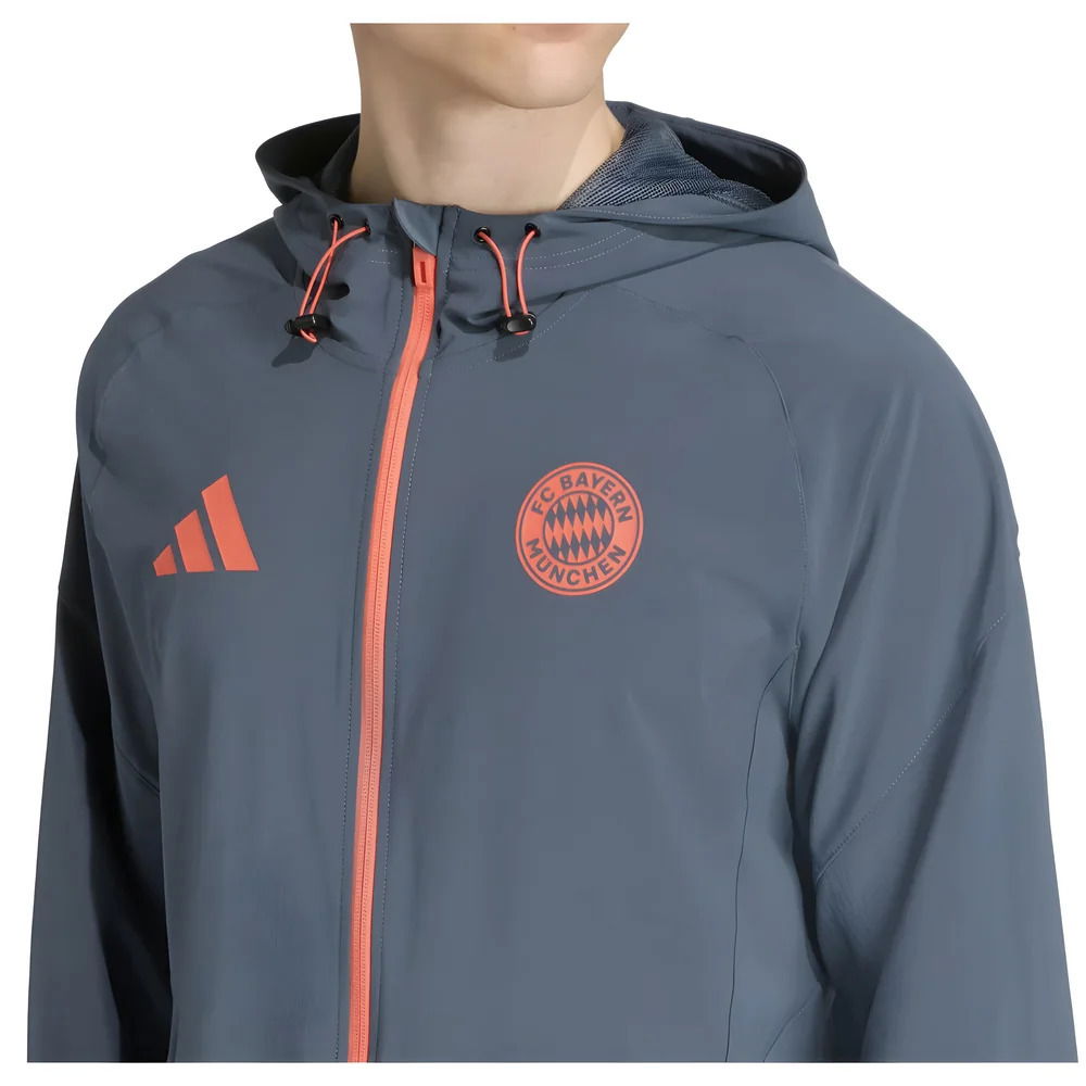 2025-2026 Bayern Munich Vis Tech Travel Jacket (Bold Onix)