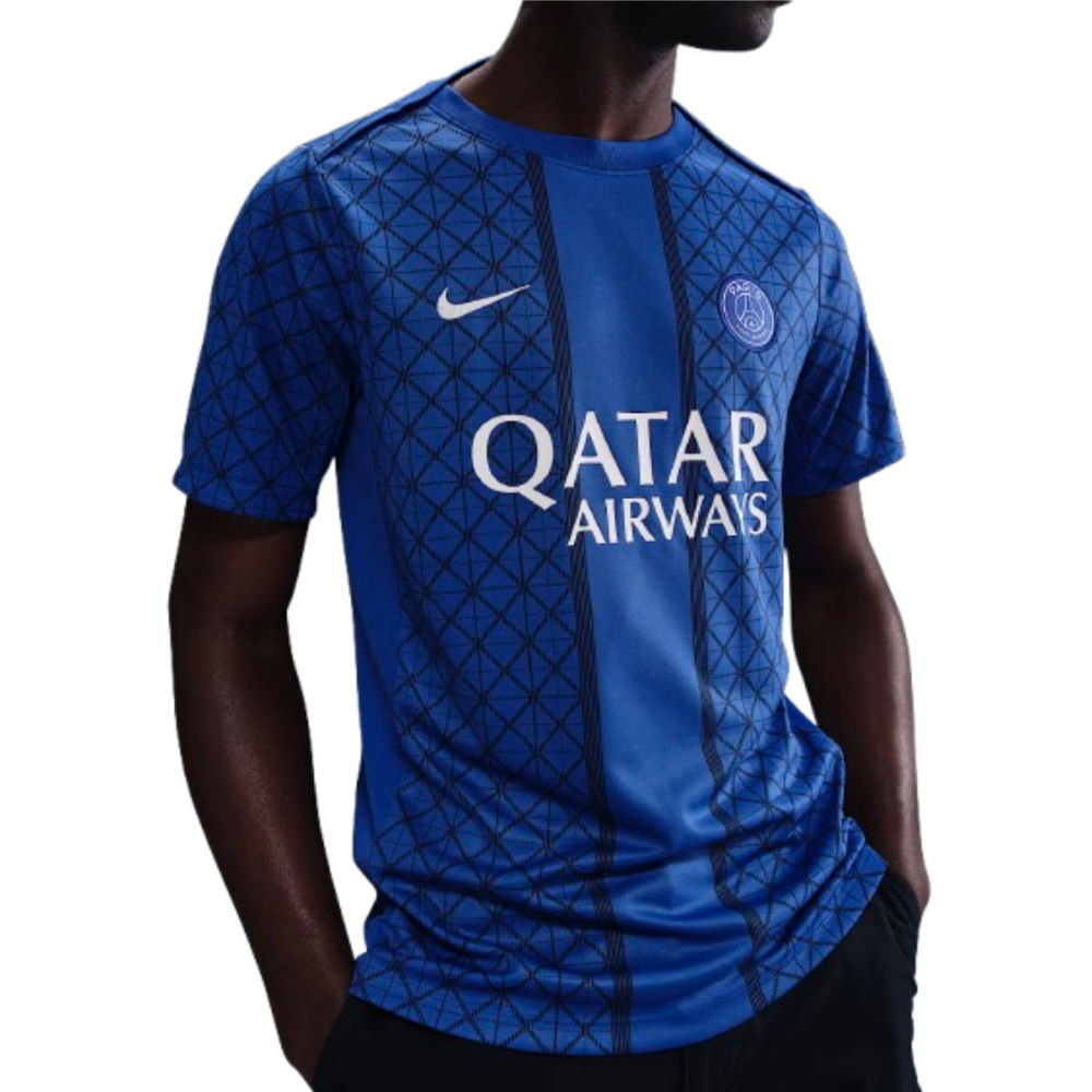 2025-2026 PSG Academy Pro Home Pre Match Shirt (Royal) (Barcola 29)