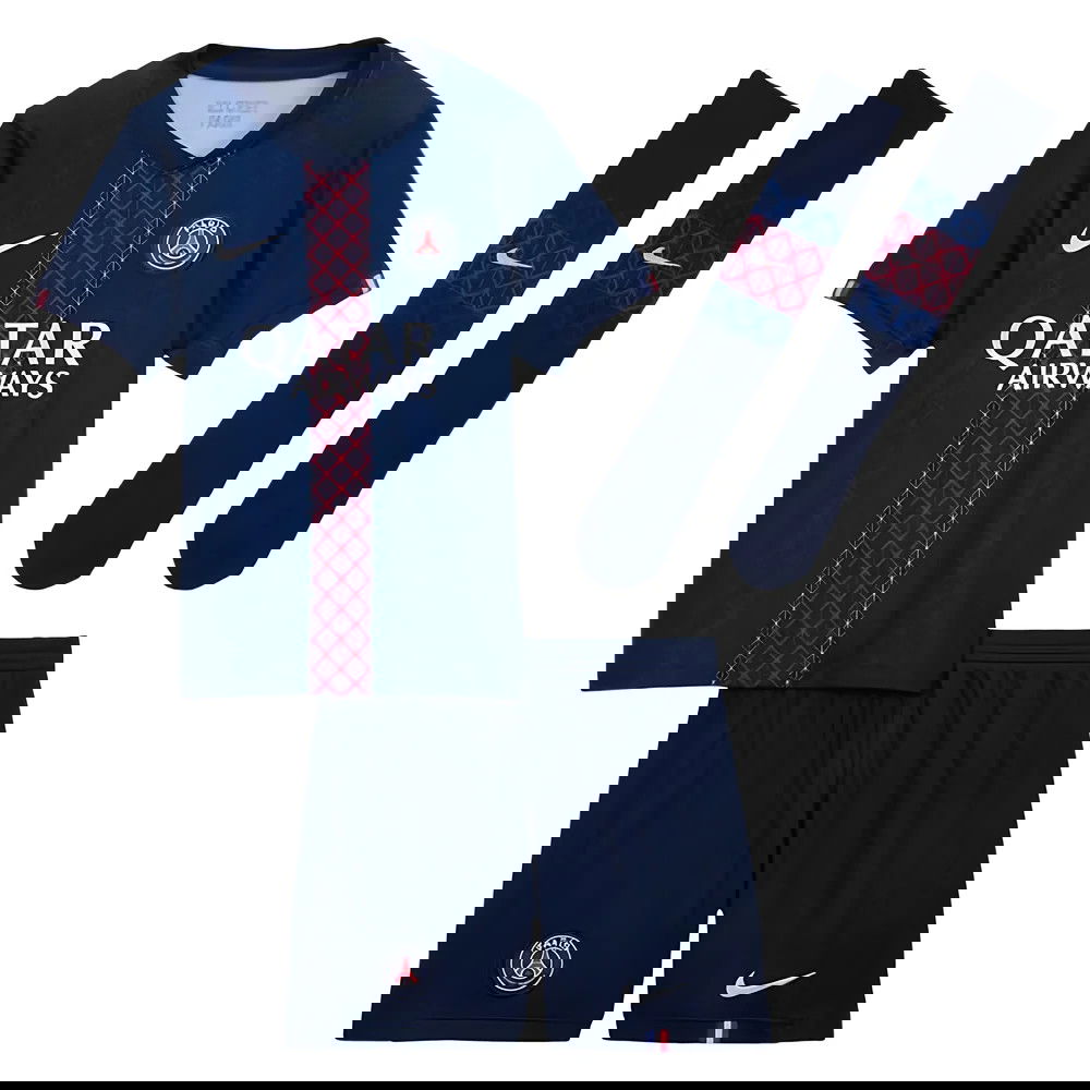 2025-2026 PSG Home Little Kids Mini Kit (Pacho 51)
